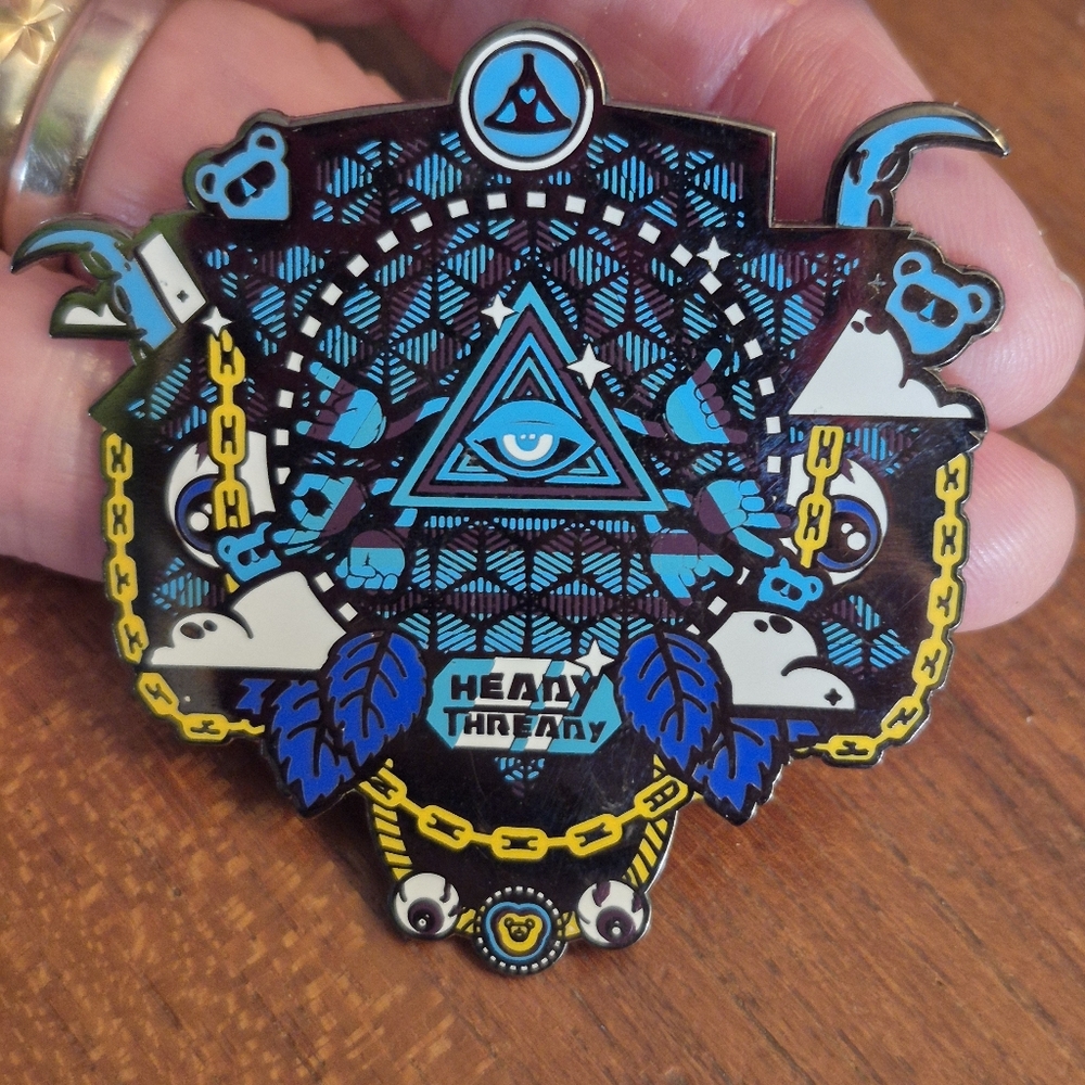 Heady Thready Enamel Pin